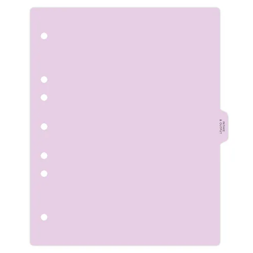 Vista 39 de Carstens - Heavy Duty Misc. Records Plastic Ring Binder Dividers, Side Tab, 1/9 Cut, Tab 5 Position, US Letter, Case of 50, (2616-59CS) - Ideal