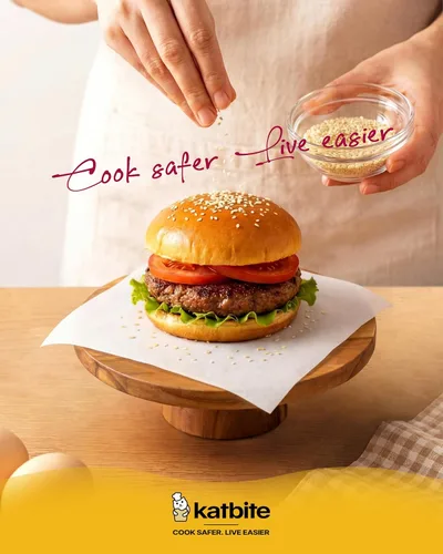 Vista 7 de Katbite Hamburger Patty Paper 300 unidades, hojas cuadradas de papel pergamino antiadherente de 4 x 4 pulgadas para hamburguesas, prensa
