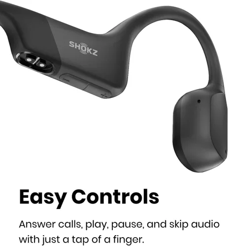 Vista 9 de SHOKZ OPENRUN Auriculares inalámbricos Bluetooth de conducción ósea - Negro