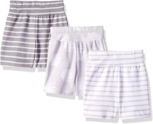 Vista 15 de Hanes Ultimate Baby Flexy - Pantalones cortos de punto ajustables, paquete de 3
