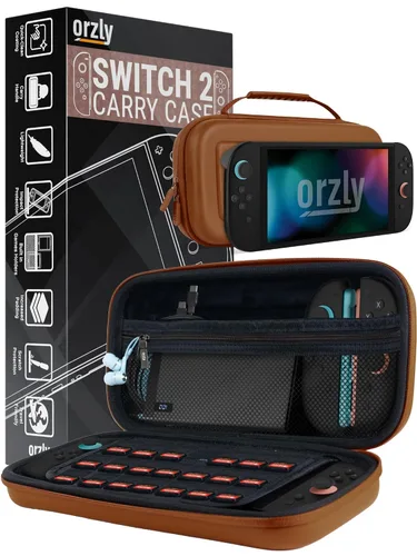 Vista 28 de Orzly Carry Case for Nintendo Switch Lite - Portable Travel Carry Case with storage for Switch Lite Games & Accessories [Solid Black]