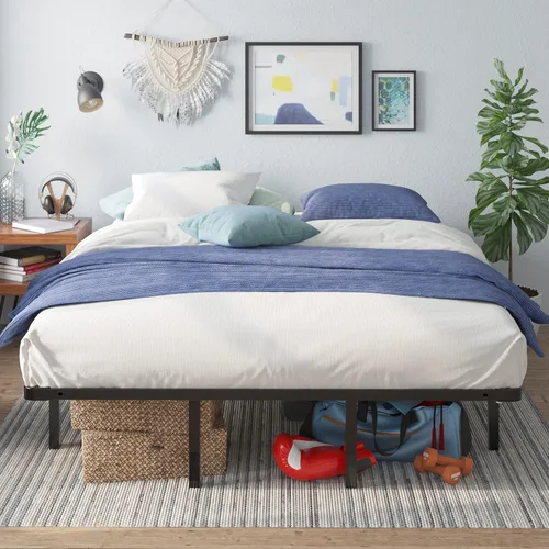 Vista 11 de Base inteligente MyEuro de Sleep Master. Soporte de colchón de tablillas de madera, Acero, Negro