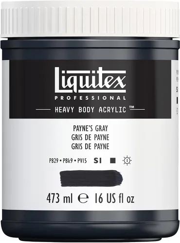 Vista 67 de Liquitex Pintura acrílica profesional de alto espesor, envase de 473 ml, tono carmesí alizarina permanente Alizarin Crimson Hue Permanente