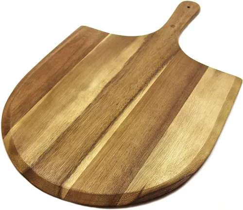 Vista 9 de Heritage tablas de madera de acacia para pizza casera, quesos y más – 22 x 14 pulgadas.