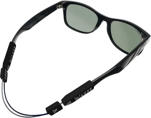 Vista 19 de Correa para gafas - Retenedor para gafas, correa para gafas de sol, correa para anteojos, correas de cable ajustables, soporte para gafas Pez negro