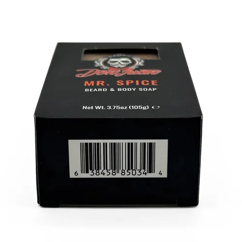 Vista 3 de Don Juan Mr. Spice Barra de jabón orgánico para barba de 3.75 onzas