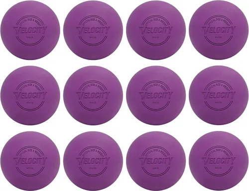 Vista 88 de Pelotas de lacrosse Velocity - 1, 2, 3, 6, 12, 18, 24, 36, 60 y 120 paquetes - para práctica, tamaño oficial aprobado por la NFHS y la universidad