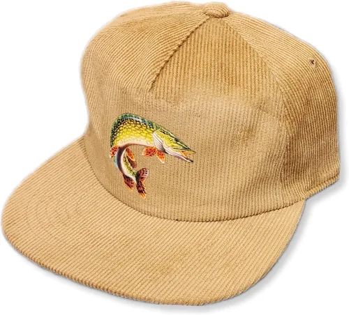 Vista 4 de ThatsRad Gorra de pesca Snapback de pana Pescador