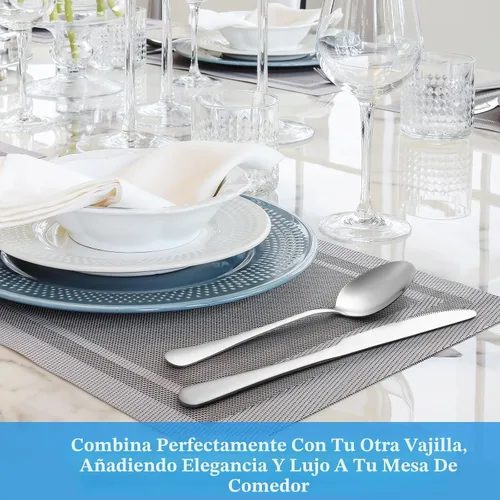 Vista 6 de Juego de 24 cucharaditas, juego de cucharas de té de acero inoxidable de grado alimenticio, cucharas pequeñas duraderas, cuchara de postre de metal