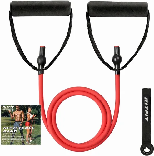 Vista 14 de RitFit Single Resistance Bands with Handles Door Anchor for Home Gym