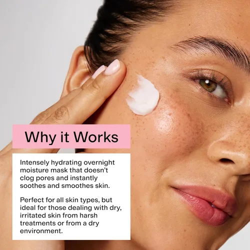 Vista 5 de CLEARSTEM HYDRABERRY - Máscara facial hidratante para mujer, máscara de noche para dormir para mujeres con ceramidas, árnica y magnesio PCA
