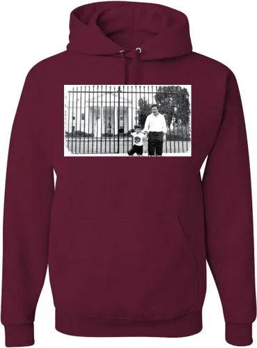 Vista 18 de Pablo Escobar Medellin Cartel Cocaine Cowboys White House Picture Pop Culture Unisex Graphic Sudadera con capucha