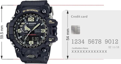 Vista 7 de Casio G-SHOCK MUDMASTER Reloj para hombre GWG-1000-1ADR