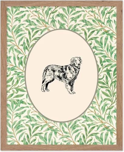 Vista 26 de Poster Master Póster Vintage de Cocker Spaniel Inglés - Impronta Retro de Perro - Arte Floral - Arte de Cachorros - Arte para Amantes de Animales