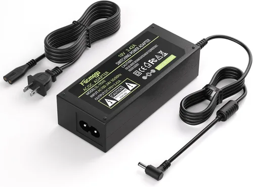 Vista 2 de Facmogu DC 19V 3.42A Fuente de alimentación, transformadores 100-240V AC a DC 19Volt de 65 vatios, adaptador de corriente convertidor con enchufe DC
