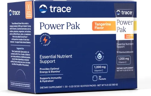 Vista 17 de Electrolitos Power Pak Stamina de Trace Minerals Research, ESPP16, 30, Acai berry, 1, 1