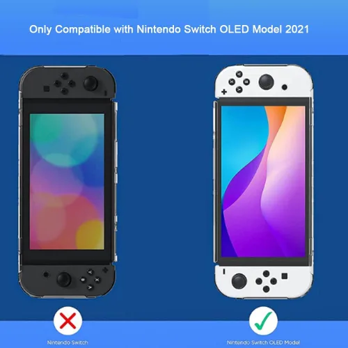 Vista 2 de Funda protectora para Nintendo Switch OLED Modelo 2021 y controlador Joy-Con