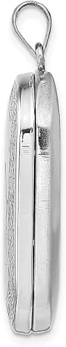 Vista 2 de Colgante rectangular de plata de ley 925 con borde celta con forma de joyería fina para mujer, regalos para ella