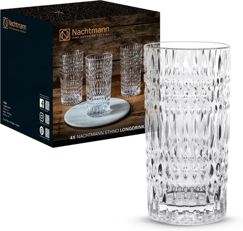 Vista 11 de Nachtmann Ethno - Juego de 2 vasos de cristal para bebidas calientes, transparente
