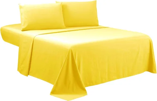 Vista 10 de Sfoothome - Juego de sábanas individuales de lujo para hotel, juego de ropa de cama de 3 piezas, color negro, bolsillo extra profundo, juego de ropa