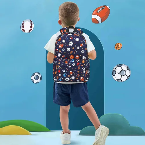 Vista 3 de CAMTOP Mochila para niños y niñas, mochilas preescolares con lonchera para niños y niñas, juego de mochila escolar para jardín de infantes