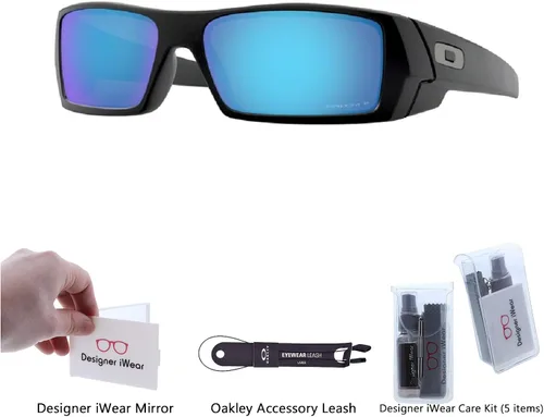 Vista 2 de Oakley Gascan OO9014 SunglassesBUNDLE Leash BUNDLE with Designer iWear Care Kit