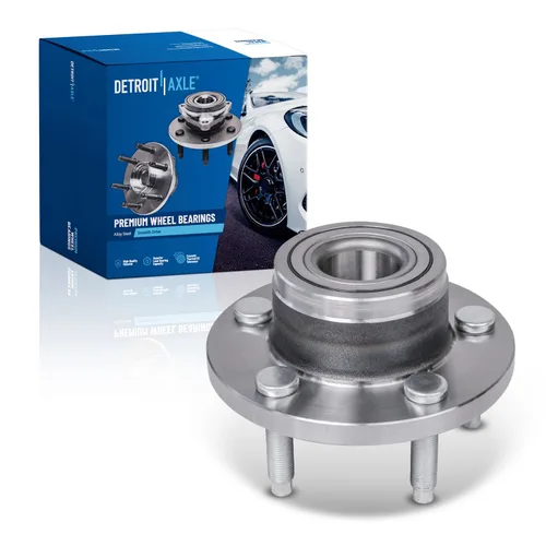 Vista 51 de Detroit Axle - Cojinete de rueda delantera para Honda Civic Chevy Aveo5 Spark Pontiac Lemans Pontiac G3 Wave Optima Suzuki Swift+ VW Jetta Rabbit