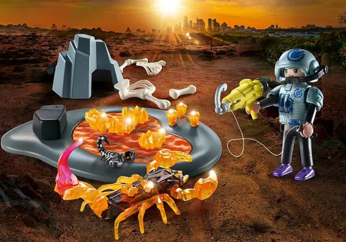Vista 2 de Playmobil Paquete de inicio Dino Rise: Escorpión de Fuego