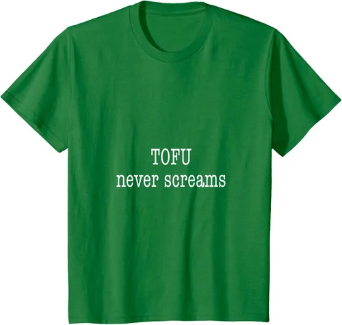 Vista 3 de Tofu Never Screams - Camiseta vegana de bienestar animal