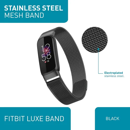 Vista 2 de WITHit Correa de diseño compatible con Fitbit Luxe
