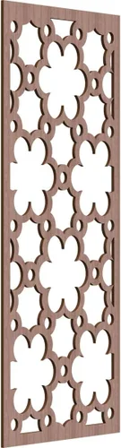 Vista 46 de 9 3/8"W x 24 3/8"H x 1/4"T Southgate Decorativos Paneles De Pared De Madera Calado, Abedul