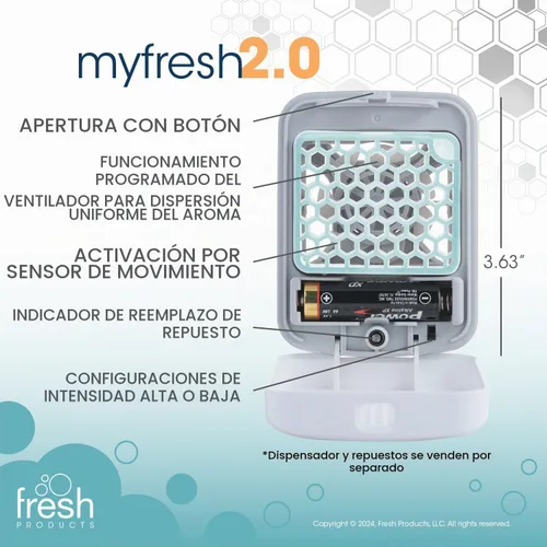 Vista 6 de Fresh Products myfresh 2.0 - Recambio para ambientador, Alpine Forest, 6