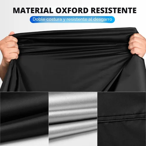 Vista 3 de Favoto - Funda impermeable para motocicleta, universal, duradera, reflectante, protección solar para cualquier temporada, con orificios de seguridad