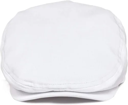 Vista 3 de Hombres Ivy Cap Algodón Sarga Newsboy Flat Cap
