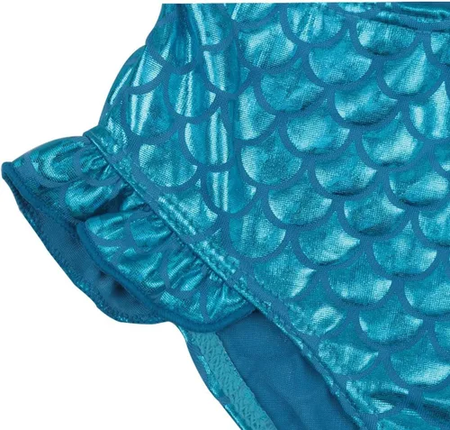 Vista 2 de FOUNDO - Traje de baño de bikini con diseño de cola de sirena 3 piezas