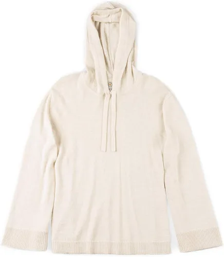 Vista 4 de Inca Fashions - Sudadera con capucha de punto de alpaca para mujer, sin teñir, suavidad premium