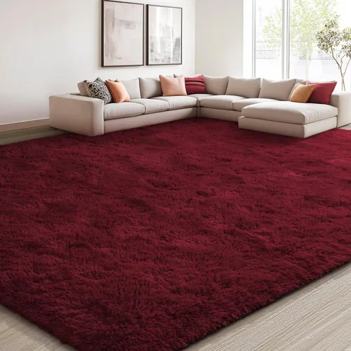 Vista 10 de EVOIONOS Alfombra Redonda Negra para Dormitorio, 4x4 Pies Alfombra de Área Circular Suave y Esponjosa para Sala de Estar, Alfombra Circular de Felpa