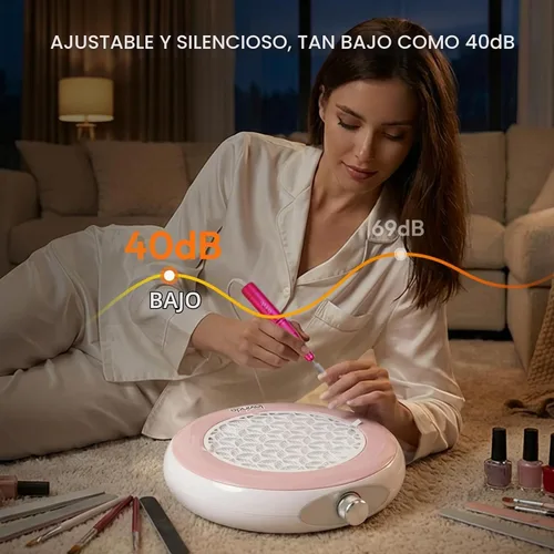 Vista 5 de Lavinda - Colector de polvo de uñas inalámbrico, 3500 RPM de velocidad
