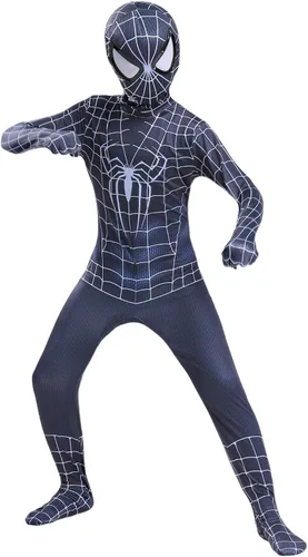 Vista 2 de YongEnShang Disfraz de superhéroe 3D para fiesta de disfraces de Halloween para niños