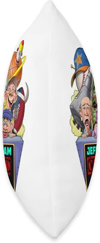 Vista 2 de JEFF DUNHAM Houston, TX (2023) - Almohada de 16 x 16 pulgadas, multicolor