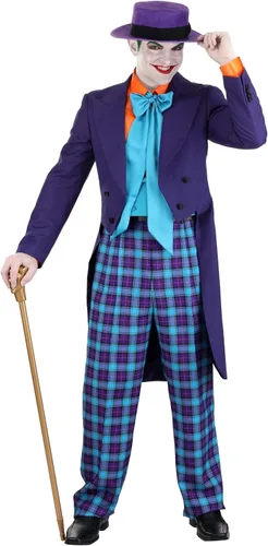 Vista 5 de Fun Costumes Batman 1989 - Chaleco Joker para hombre