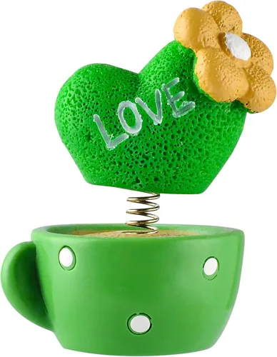 Vista 3 de Mini planta de macramé, accesorios de automóvil, bonita decoración, plantas artificiales de cactus de simulación para amantes de las plantas