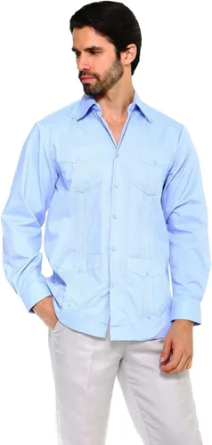 Vista 5 de Mojito Collection Guayabera de polialgodón de manga larga
