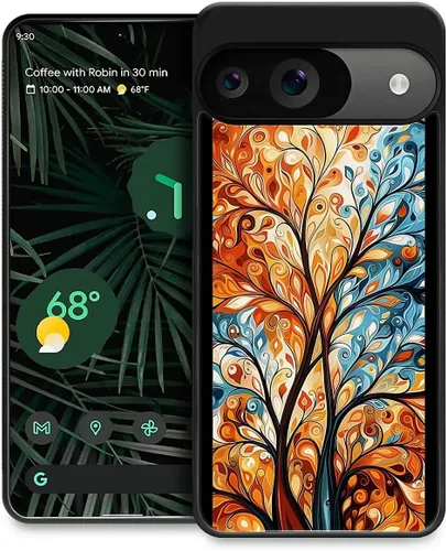 Vista 78 de Compatible con Google Pixel 4A 5G Mobile Case Creative Acrylic Panel trasero Silicona Protección Grip especialmente diseñado para Google Pixel 4A 5G