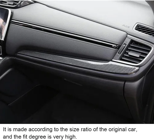 Vista 3 de Rifoda Para Honda CRV CR-V 2017 2018 2019 2020 2021 2022 Cubierta del panel de instrumentos Calcomanías Decoración interior Accesorios