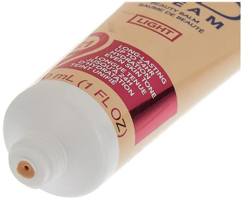 Vista 3 de Rimmel London BB Cream con efecto iluminador, luz, 1.0 fl oz, rosa