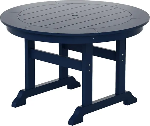 Vista 33 de Muebles Mesa de Comedor Rectangular Adirondack de 37 Pulgadas de Ancho x 71 Pulgadas de Largo, Resistente a los Rayos UV y a la Decoloración para su