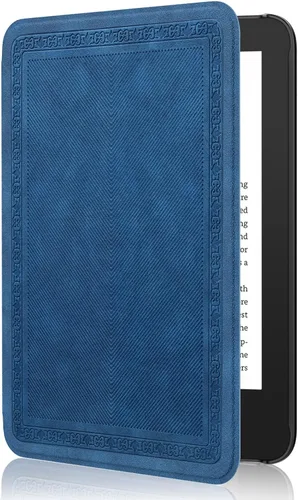Vista 24 de MoKo Funda para Amazon Kindle Basic de 11ª generación 2024/2022 de 6", color negro mezclilla Cubierta ligera para Kindle Basic de 11ª