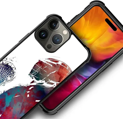 Vista 140 de Compatible con funda para iPhone 6 Plus/6s Plus,Bite Your Teeth Diseño de patrón asombroso, funda trasera dura de PC anti-arañazos y a prueba