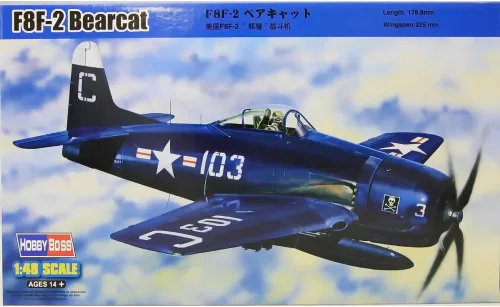 Vista 3 de Hobby Boss Kit de construcción de modelo de avión Bearcat F8F-2